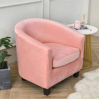 Housse de fauteuil cabriolet velours rose