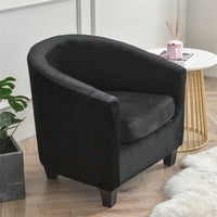 Housse de fauteuil cabriolet velours noir