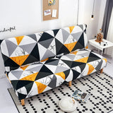 Housse de Clic-Clac graphique noir, gris, blanc et orange effet marbré