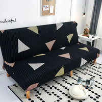 Housse de Clic-Clac noire à motifs triangles colorés