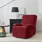 Housse de Fauteuil Relax Velours Rouge