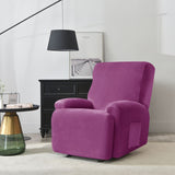 Housse de Fauteuil Relax Velours Violet