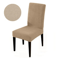 Housse de Chaise Khaki en jacquard