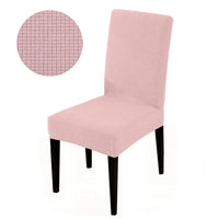 Housse de Chaise Rose en jacquard