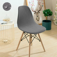 Housse de chaise scandinave imperméable gris anthracite