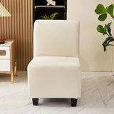 Housse de fauteuil crapaud blanc cassé