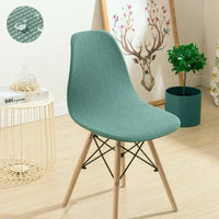 Housse de chaise scandinave imperméable vert d'eau